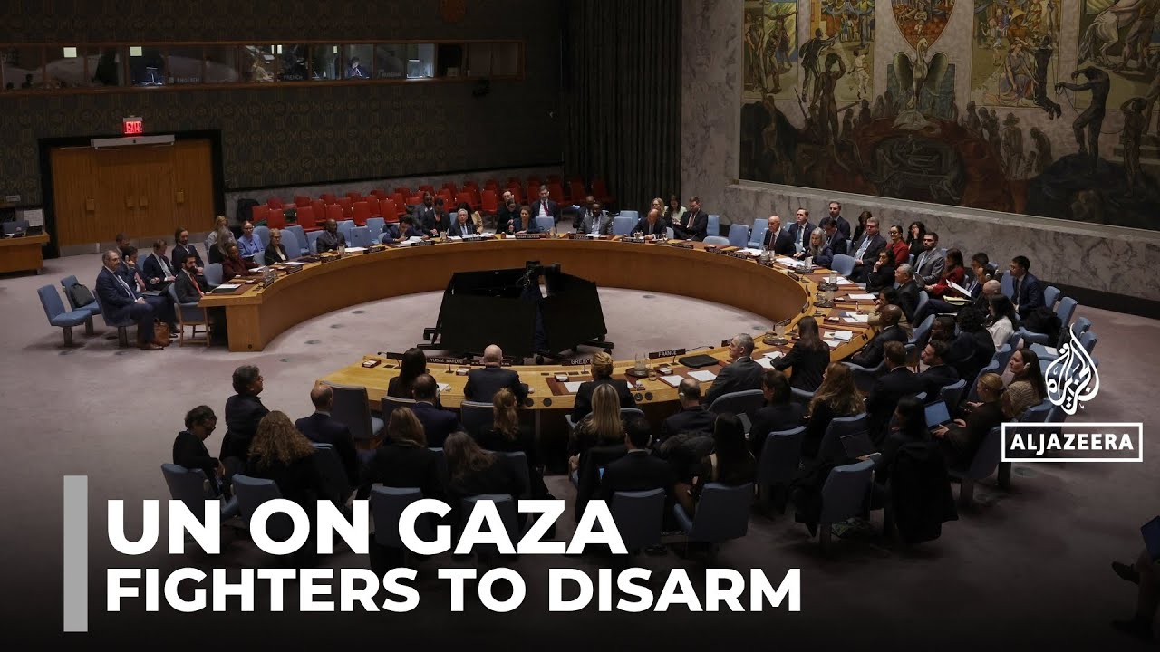 UN Security Council meeting: Armed groups in Gaza expected to lay down weapons