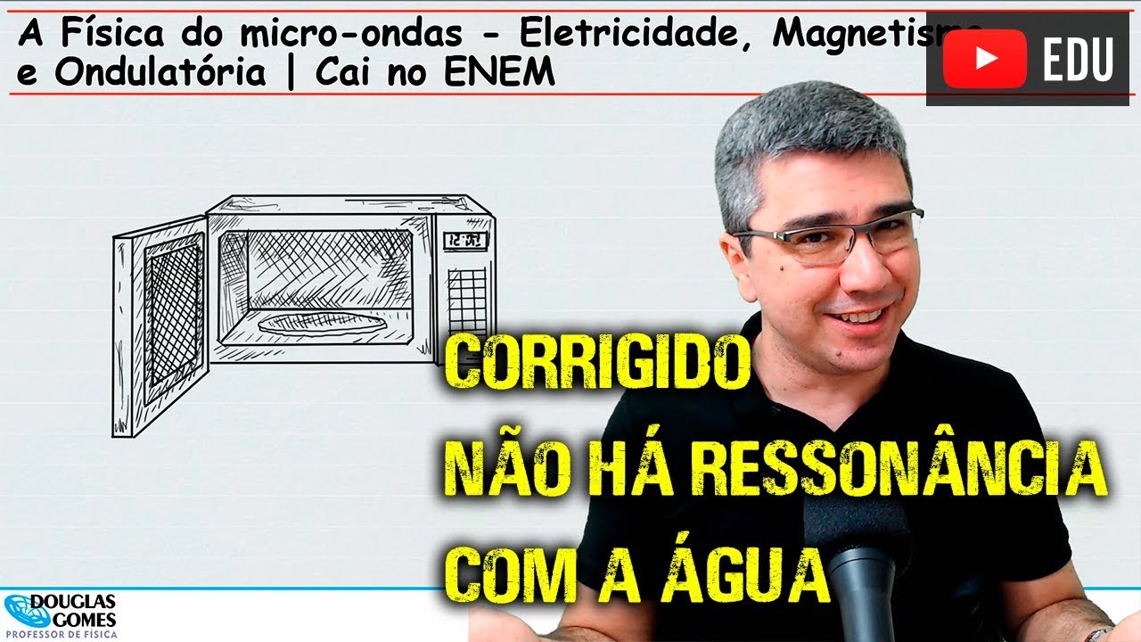 Como funciona o micro-ondas | Não é por ressonância na água | Aquecimento dielétrico
