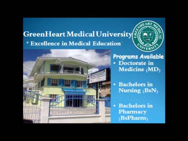GreenHeart Medical University video #1