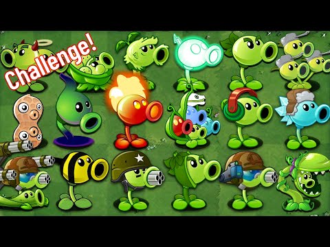 Every PEASHOOTER Power Up! vs All Far Future Zombies - Who Will Win? - PvZ 2 Challenge