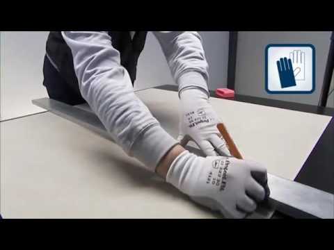 Cutting LEA Slimtech porcelain slabs