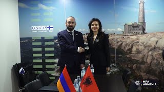 Հայաստանի և Ալբանիայի ԱԳ նախարարների հանդիպումը