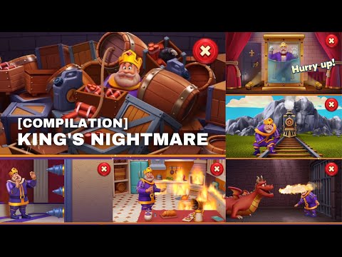 King's Nightmare Full Compilation | Royal Match Royal League Battle Team 🏆