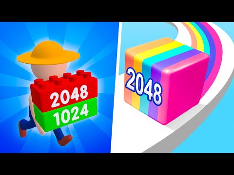 Brick Runner vs Jelly Run 2048: New Shape - Max Level Gameplay (Part 1)