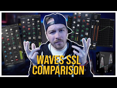 Let's Compare the WAVES SSL Channels | Features, EQ Curves, Sounds