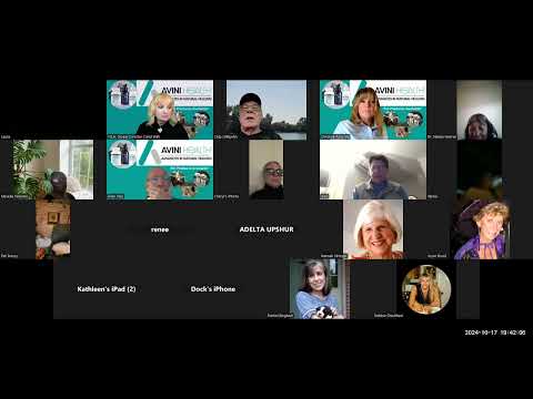 Avini Vibes Zoom Call - 10-17-24 - Rik's Video + Fiber - Dr. Nakita