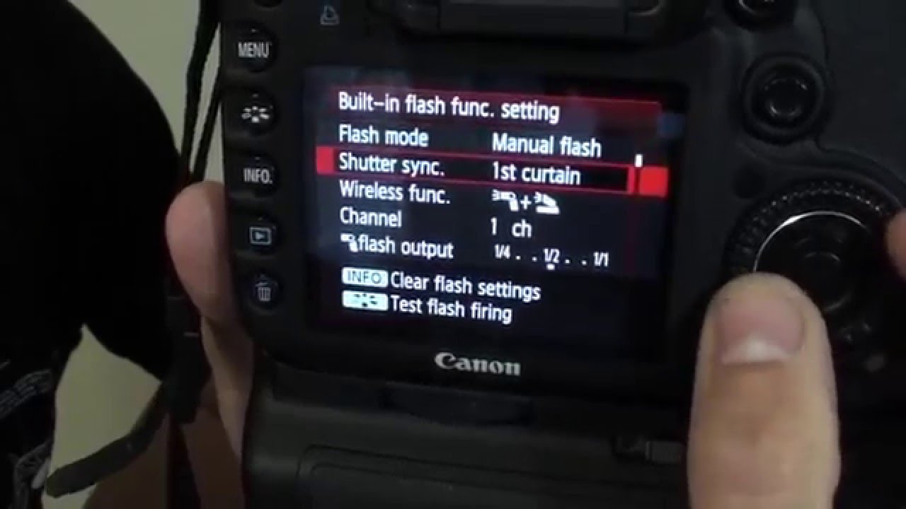 Canon Speedlite 580EX II Tutorial Part 5 – 光學無線從屬設定