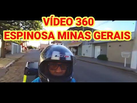 DE MOTO PELA CIDADE DE ESPINOSA MINAS GERAIS.