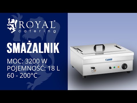 Video - Smażalnik - 18 litrów - 3200 W