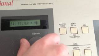 Video thumbnail for Akai X7000 Analog Lowpass filter on sample from Roland Juno 106 by Dziam Bass