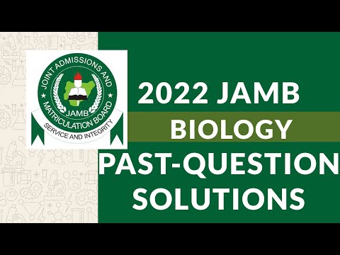 BIOLOGY JAMB UTME PAST QUESTIONS AND ANSWERS WITH SOLUTIONS | JAMB REVISION CLASS | JAMB CBT ANSWERS