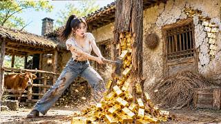 Kicked Out by Family,Unloved daughter Inherited old Cowshed—Gold Bars 