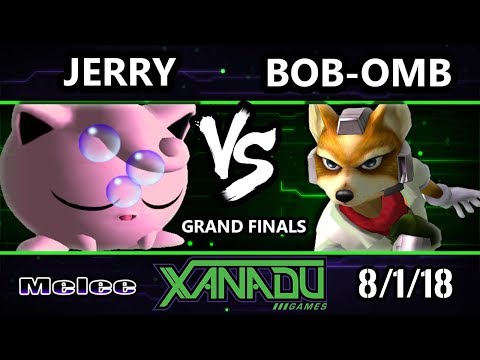 S@X 261 SSBM - Jerry [L] (Jigglypuff) Vs. Bob-omb (Fox) Smash Melee Grand Finals