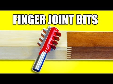 How to Make Finger Joints: Finger Joint Router Bits!