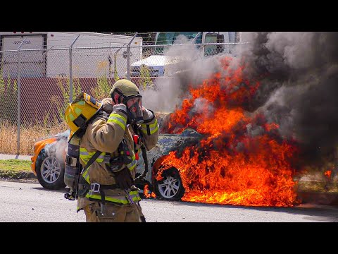 LAFD Engine 10 & Rescue 810: Mustang Fire