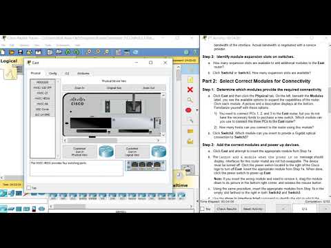 6.3.1.8 Packet Tracer - Exploring Internetworking Devices