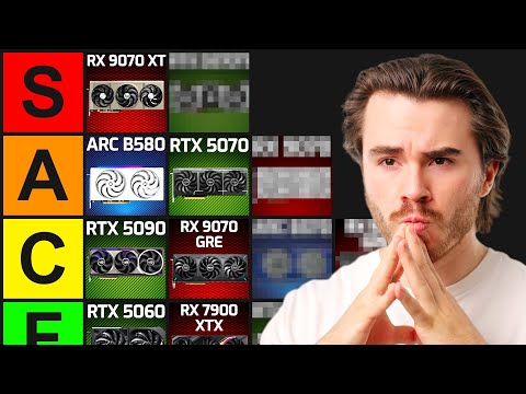The ULTIMATE New Gaming GPU Tier List for 2025!