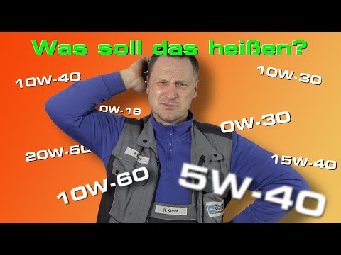 Was bedeutet 5W30 oder Was ist die Viskosität?