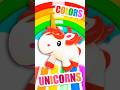 RED UNICORN ️ Titounis Colors Unicorn Songsforkids Fantasy
