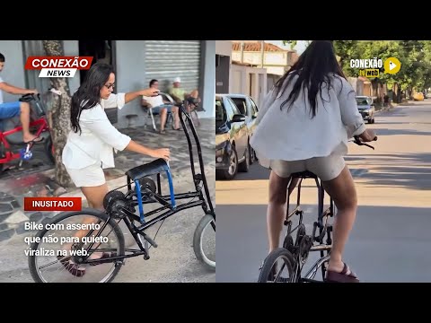 Vídeo: Bike com assento que não para quieto viraliza na web.