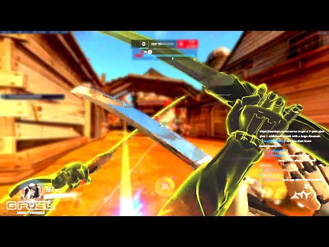 Necros Fastest Carry Genji God - 48 elims!  POTG! [ Overwatch Season 32 Top 500 ]