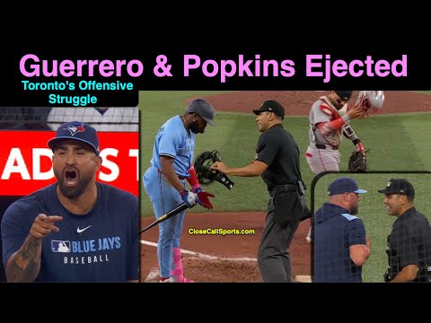 E169-70 - Vladimir Guerrero Ejected as Blue Jays' Skid Continues, Gabe Morales Tosses Popkins Too