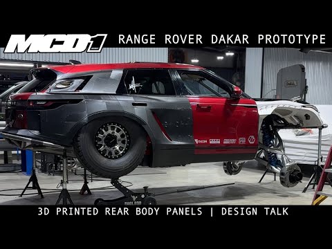 First Body Panels on the Dakar Prototype | Morgan Clarke Design