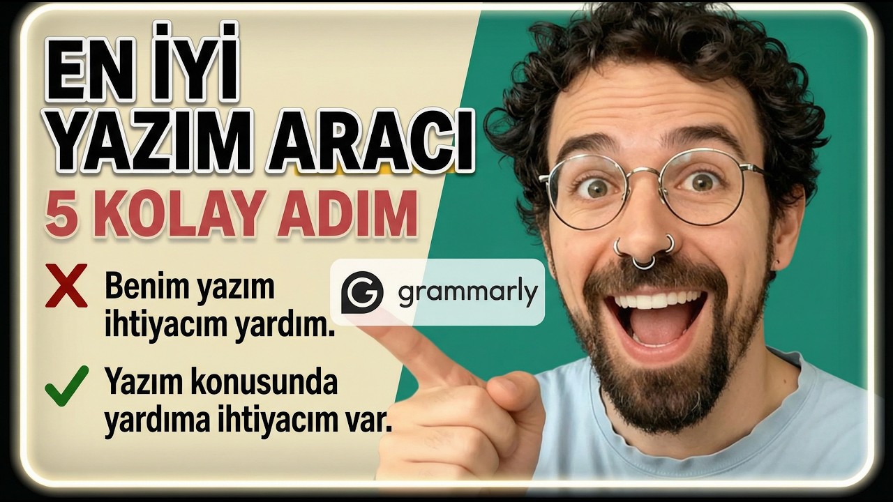 İngilizce Hatalarına Son: Grammarly Kullanım Rehberi (2025)