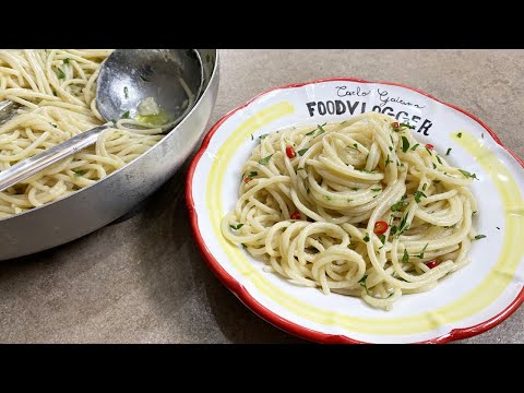 SPAGHETTI AGLIO OLIO E PEPERONCINO PERFETTI