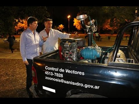 Posse participó de los operativos de fumigación nocturnos contra el dengue