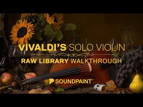 Vivaldi's Solo Violin Raw Library Walkthrough