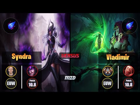 MagiFelix SYNDRA (Mid) [Phase Rush] VS VLADIMIR - Challenger EUW Patch 10.8