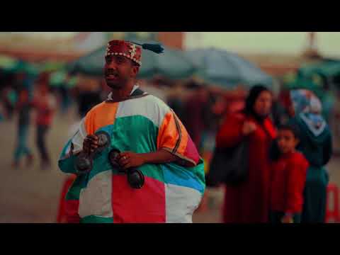 Slow motion of Gnaoua dance