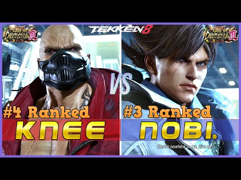 T8 ▰ KNEE (#4 Ranked Bryan) Vs NOBI (#3 Ranked Lars) ▰ Tekken 8 High Level Gameplay