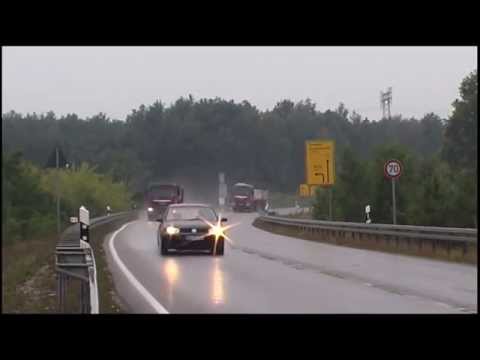 B 97 halbseitig gesperrt  - ELSTERWELLE