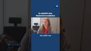 Wie entsteht die tagesschau? Reportage hinter den Kulissen #nachrichte