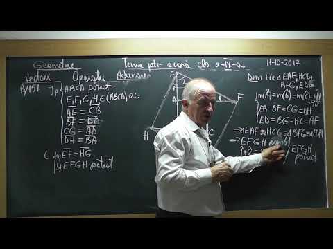 2/2 Lectia 1574 Clasa 9 - VECTORI Adunarea vectorilor Probleme rezolvate prin calcul vectorial