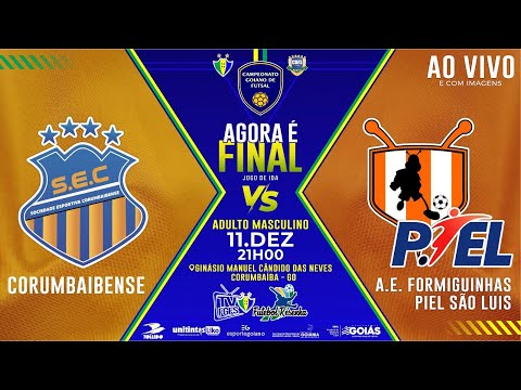 S.E CORUMBAIBA X A.E FORMIGUINHAS PIEL SAO LUIS / 1º JOGO DA FINAL CAMPEONATO GOIANO DE FUTSAL 2025