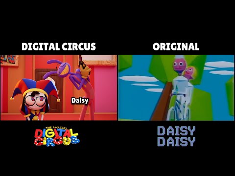 Daisy song DIGITAL CIRCUS vs ORIGINAL Daisy Bell