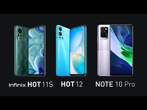 INFINIX HOT 11S vs HOT 12 vs NOTE 10 PRO