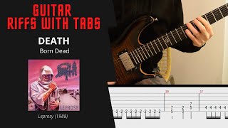 Death - Born Dead - Guitar riffs with tabs / cover / lesson