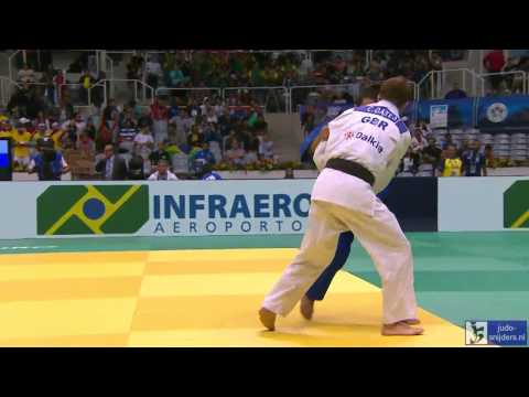 Judo 2013 World Championships Rio de Janeiro: Oates (GBR) - Mukanov (KAZ) [-66kg]