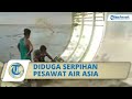 Viral Video Warga Di Kumai Temukan Serpihan Pesawat Di Tepi Pantai Diduga Milik Air Asia