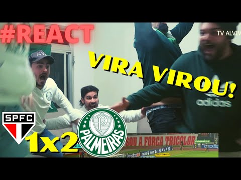 #REACT - SÃO PAULO 1 X 2 PALMEIRAS - MURILOOOOO ZAGUEIROOOO