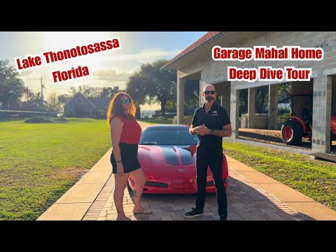 Garage Mahal Home Lake Thonotosassa ▶️$1,375,000