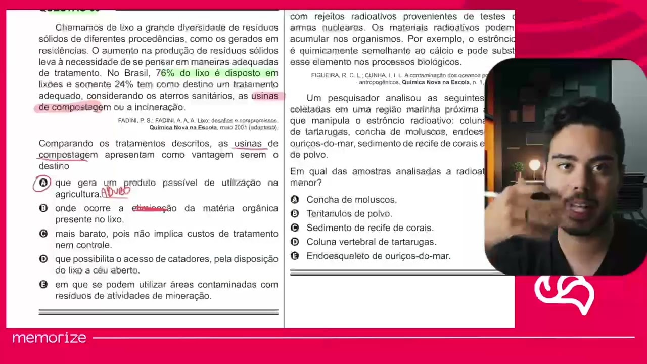 Resolução em Vídeo — Questão 66 ENEM 2016 PPL