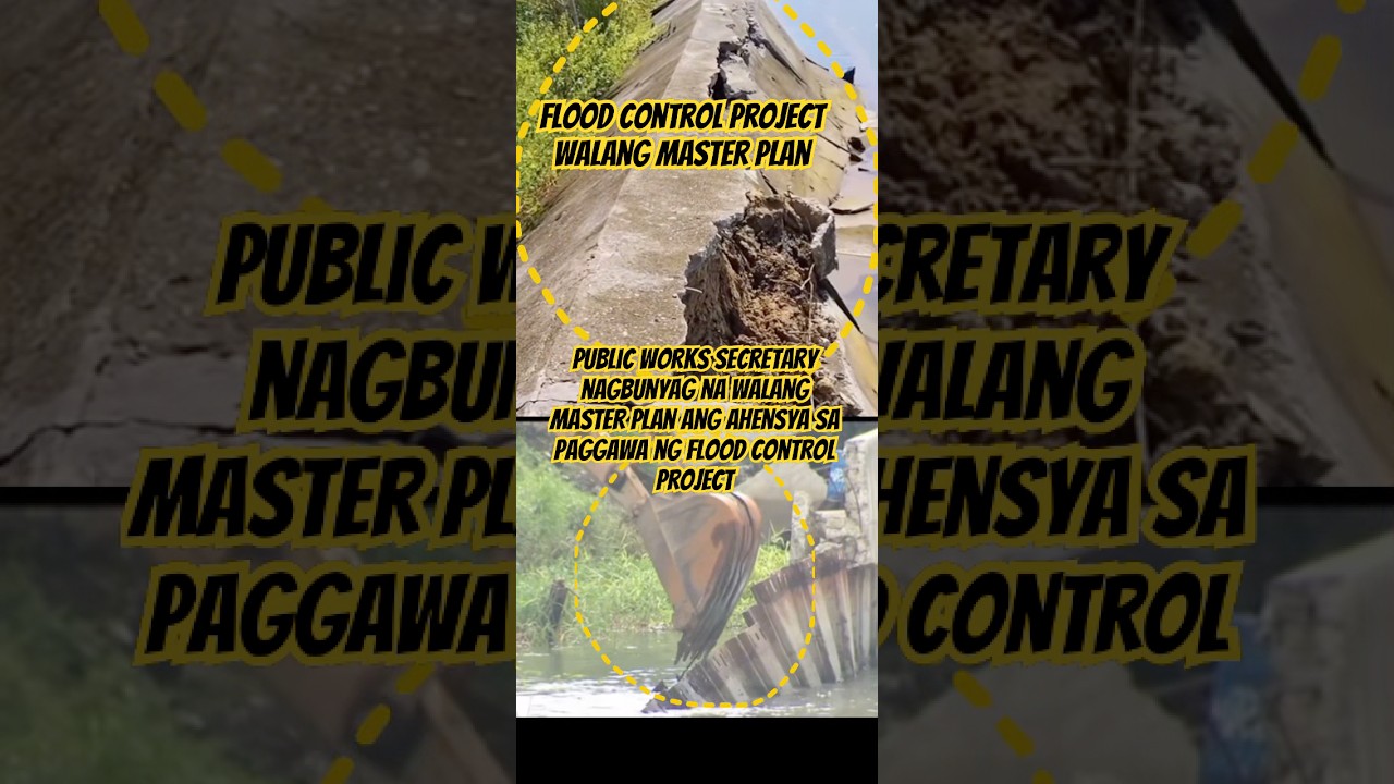 Flood control project no master plan according to dpwh secretary #floodcontrolproject #dpwh