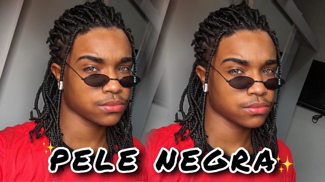 LENTES DE CONTATO CINZA EM PELE NEGRA