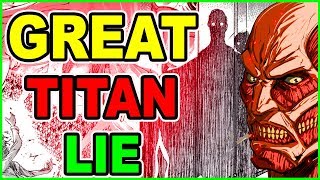 Truth Behind the Great Titan War!  Attack on Titan Chapter 99 Review Shingeki no Kyojin Ch 99