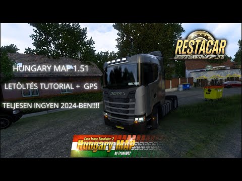 Euro Truck Simulator 2 MAGYAR MAP + GPS  LETÖLTÉS TUTORIÁL 2024!!!